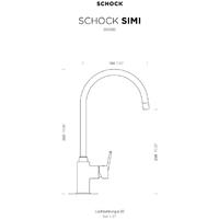 Kuhinjska armatura Schock SIMI 505000 Chrom